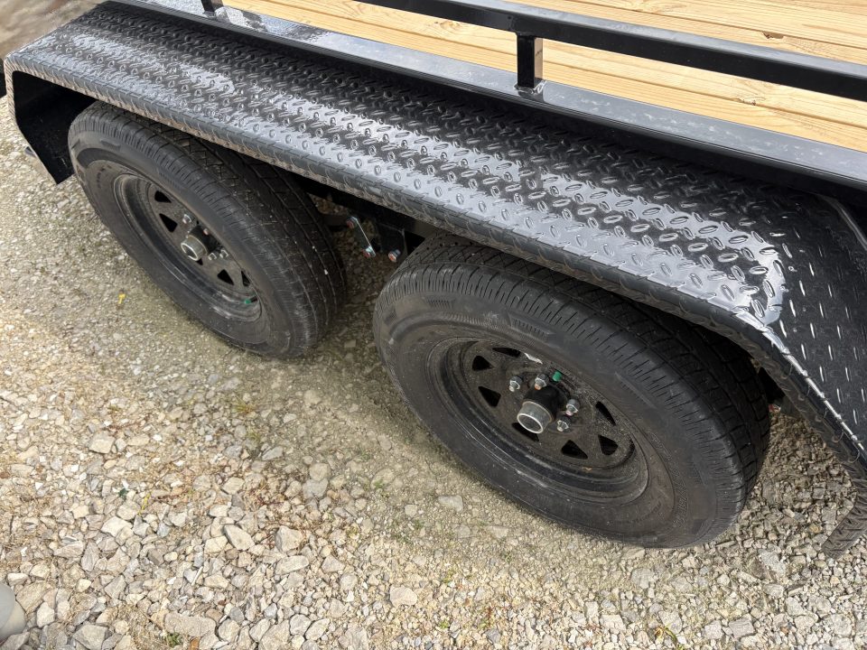 New 2027 Sure-Trac 7X14 TANDEM STEEL HIGH SIDE Utility Trailer