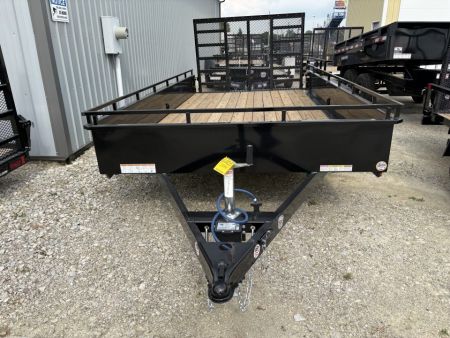 New 2027 Sure-Trac 7X14 TANDEM STEEL HIGH SIDE Utility Trailer