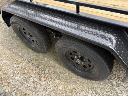 New 2027 Sure-Trac 7X14 TANDEM STEEL HIGH SIDE Utility Trailer