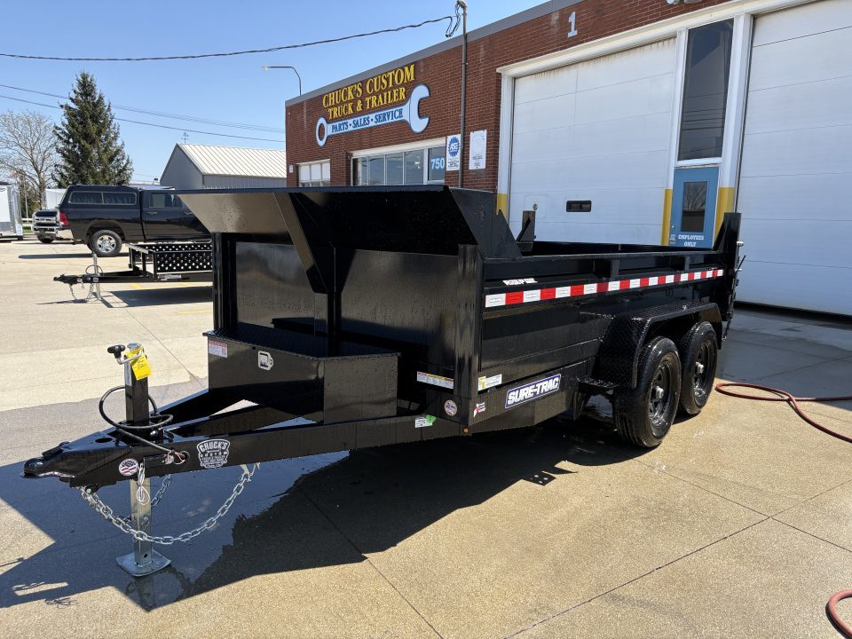 New 2026 Sure-Trac 72 IN x 12 LProfile 10K Single Ram Dump Dump Trailer