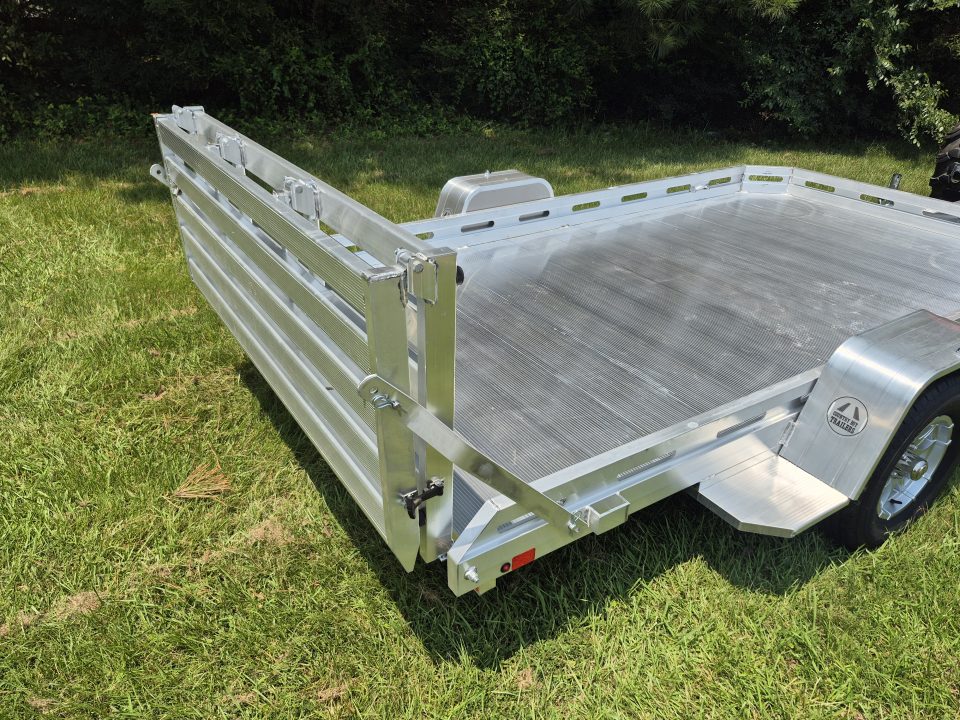 New 2027 Aluma 77x12 Utility, Bi-Fold Tailgate 7712H-S-BT