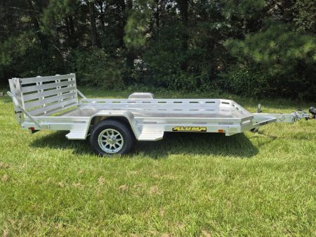 New 2027 Aluma 77x12 Utility, Bi-Fold Tailgate 7712H-S-BT