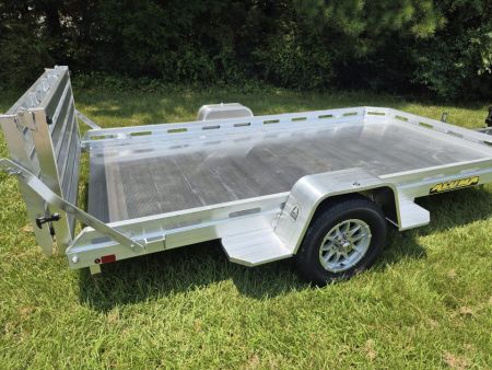 New 2027 Aluma 77x12 Utility, Bi-Fold Tailgate 7712H-S-BT