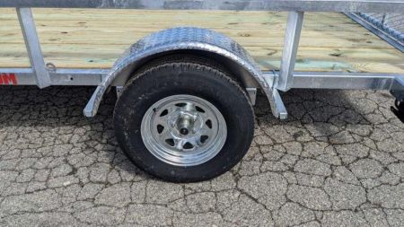 New 2027 Load Rite 6x14 ALL GALVANIZED Utility w/ Spring Assist Gate - 10" SIDES!