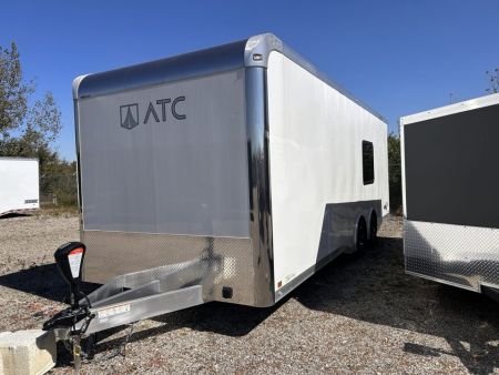 New 2026 ATC 24 FT ROM450 CAR HAULER BATHROOM KITCHENETTE AND AC