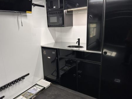 New 2026 ATC 24 FT ROM450 CAR HAULER BATHROOM KITCHENETTE AND AC