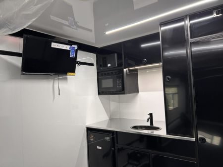 New 2026 ATC 24 FT ROM450 CAR HAULER BATHROOM KITCHENETTE AND AC