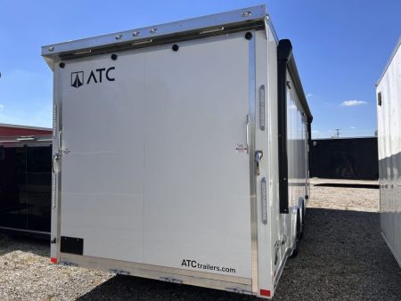 New 2026 ATC 24 FT ROM450 CAR HAULER BATHROOM KITCHENETTE AND AC