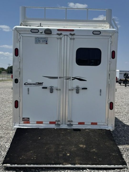 Used 2007 Cimarron Trailers 4H 12' SW LQ Horse Trailer