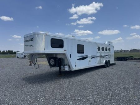Used 2007 Cimarron Trailers 4H 12' SW LQ Horse Trailer