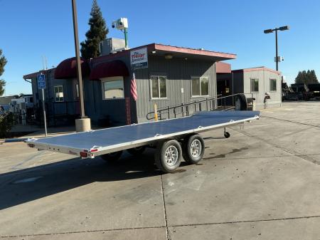 New 2027 Aluma A8818TA-EL-R 7FT X18FT 7K GVW Car Hauler