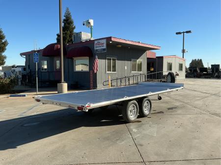 New 2027 Aluma A8818TA-EL-R 7FT X18FT 7K GVW Car Hauler