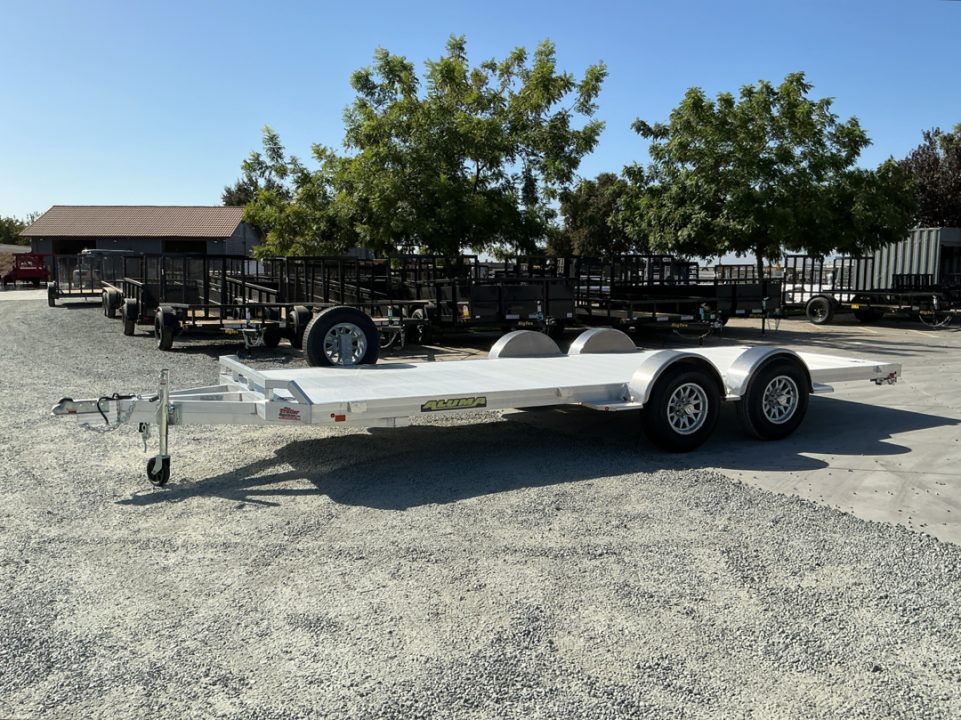 New 2027 Aluma 8220H-TA-EL-R-RTD 7FT X 20FT 9990 GVW Car Hauler