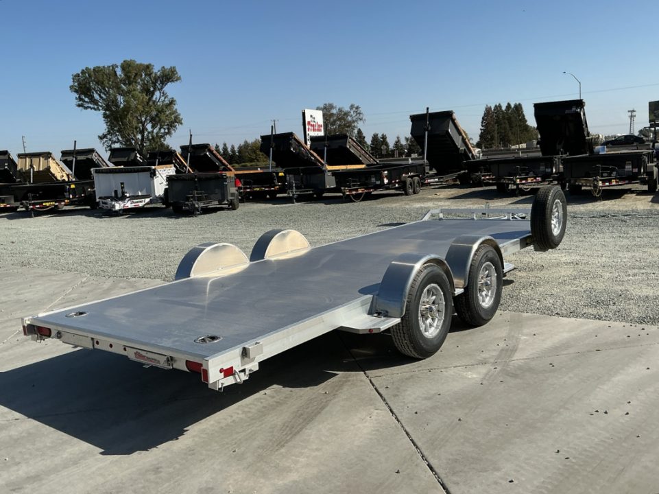 New 2027 Aluma 8220H-TA-EL-R-RTD 7FT X 20FT 9990 GVW Car Hauler
