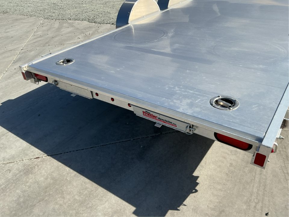 New 2027 Aluma 8220H-TA-EL-R-RTD 7FT X 20FT 9990 GVW Car Hauler