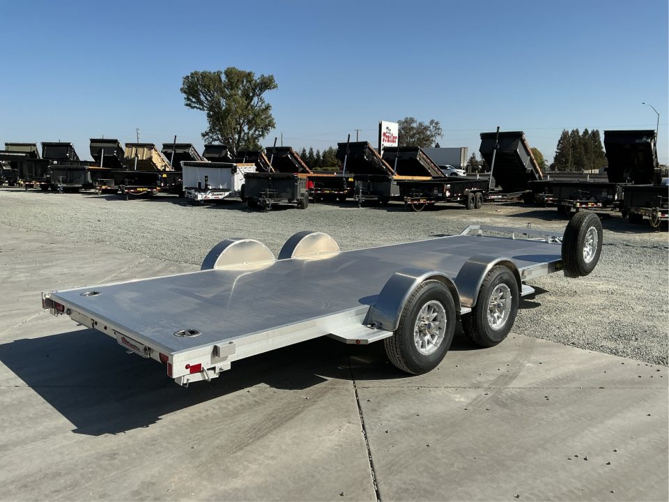New 2027 Aluma 8220H-TA-EL-R-RTD 7FT X 20FT 9990 GVW Car Hauler