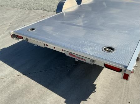 New 2027 Aluma 8220H-TA-EL-R-RTD 7FT X 20FT 9990 GVW Car Hauler