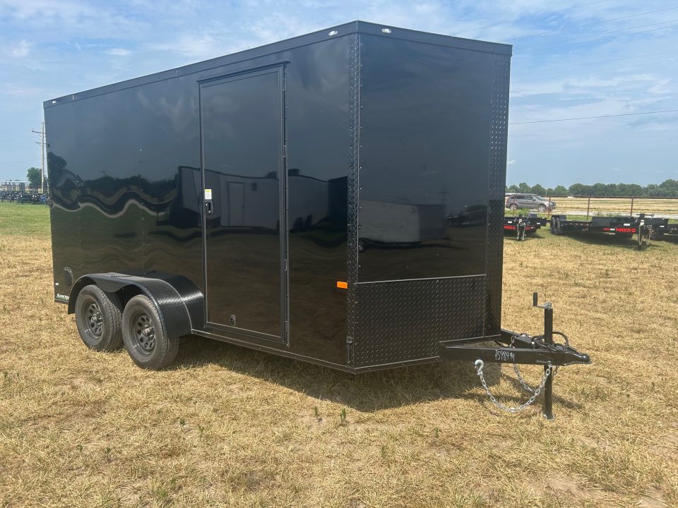 New 2027 Rock Solid 7x14 Tandem 7K Cargo w/ Ramp Door, .080 Sides, & 7' Interior Height