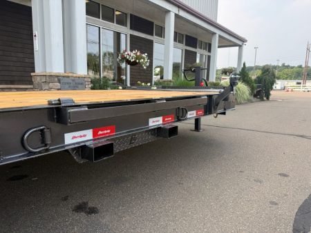 New Liberty 6'11" x 17' + 3' I-Beam Equipment Trailer 15.4K