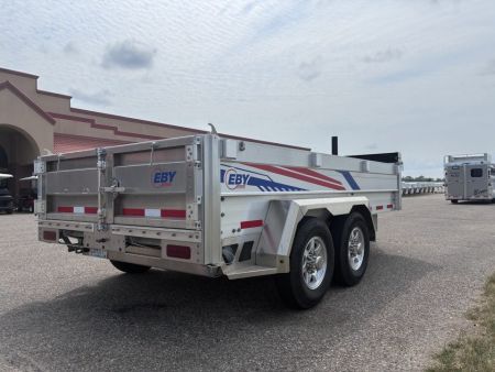 Used 2023 EBY Trailers 14' Bumper Pull Dump Trailer