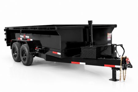 New 2026 Texas Pride Trailers 7x14x2 Bumper Pull Dump Trailer