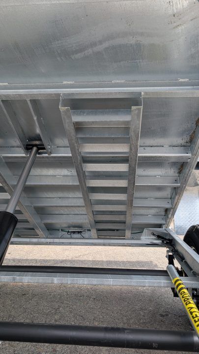New 2027 BWISE 6x10 Lo Pro GALVANIZED Equipment Dump w/ Underbody Ramps