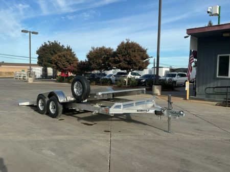 New 2027 Aluma 8218H-TILT-TA-EL-RTD 7FT X 18FT 9990 GVW Tilt Trailer