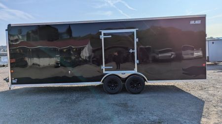 New 2026 Car Mate 8.5x24 HD Custom Car Hauler w/ Ramp Door