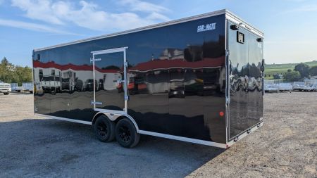 New 2026 Car Mate 8.5x24 HD Custom Car Hauler w/ Ramp Door