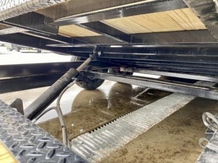 New 2024 Iron Bull 7x16+6' Gravity Tilt Equipment Trailer 14000# GVW TLB8322072