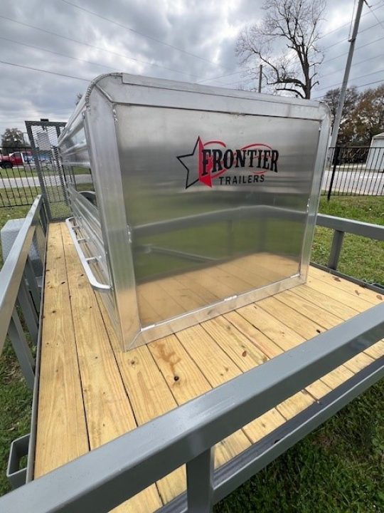 New 2026 Frontier Trailers Livestock Topper 2-Place SRDEW Stock / Stock Combo Trailer