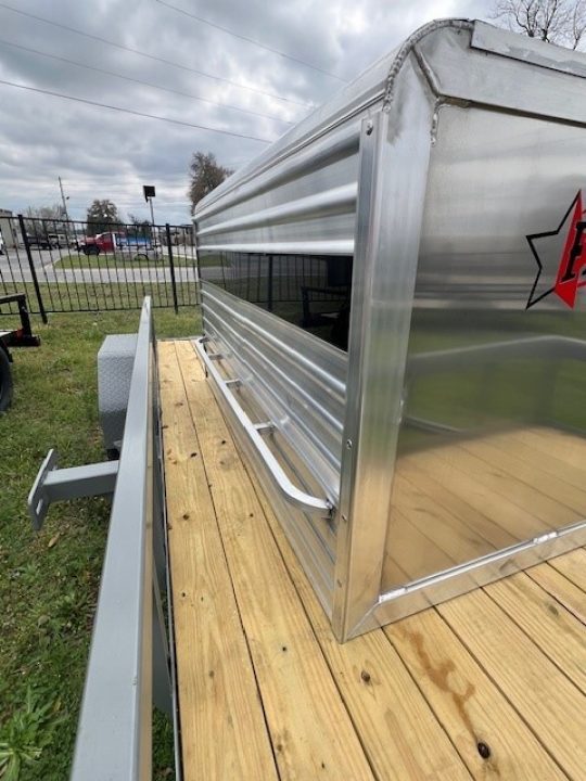 New 2026 Frontier Trailers Livestock Topper 2-Place SRDEW Stock / Stock Combo Trailer