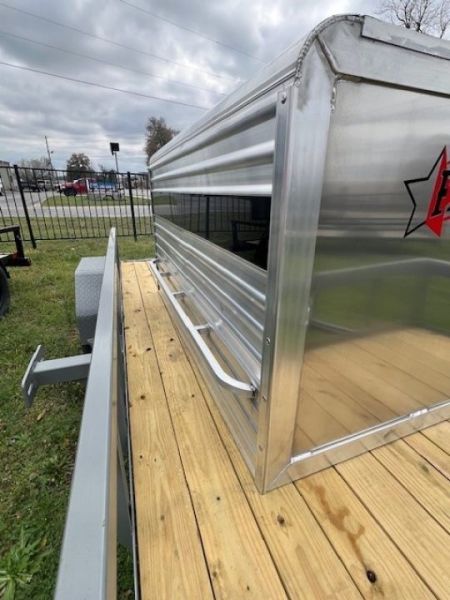 New 2026 Frontier Trailers Livestock Topper 2-Place SRDEW Stock / Stock Combo Trailer