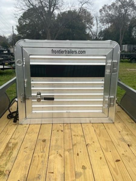 New 2026 Frontier Trailers Livestock Topper 2-Place SRDEW Stock / Stock Combo Trailer