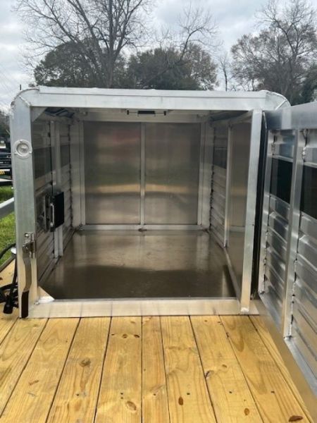 New 2026 Frontier Trailers Livestock Topper 2-Place SRDEW Stock / Stock Combo Trailer