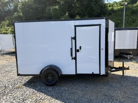 New Outlaw 6x12 2.9K White Black-Out W/ Concession Window, 30A Electrical Package & Additional Door W/ Shelf
