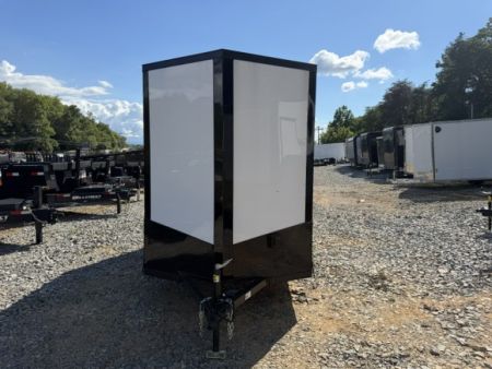 New Outlaw 6x12 2.9K White Black-Out W/ Concession Window, 30A Electrical Package & Additional Door W/ Shelf