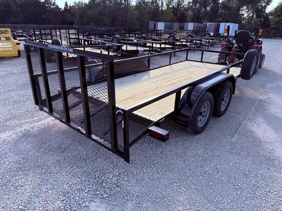 New 2027 Texas Bragg Trailers 16LD45 – 77'' x 16' Utility Trailer