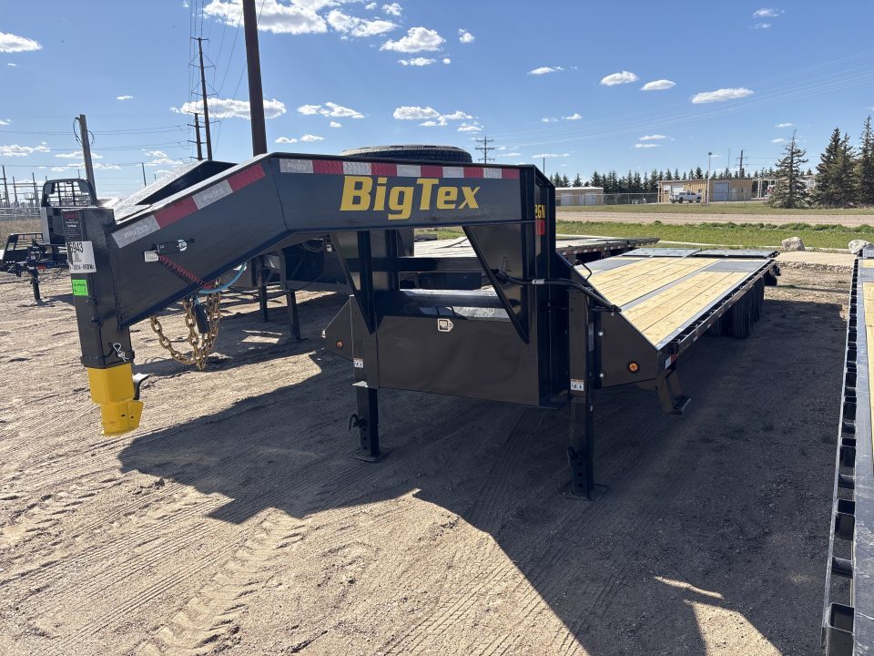 New 2026 Big Tex Trailers 22GN-30D5A Flatbed Trailer