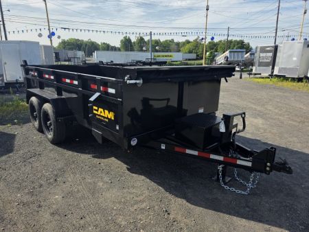New 2027 Cam Superline 7X14 14K SCISSOR - RAMPS Dump Trailer