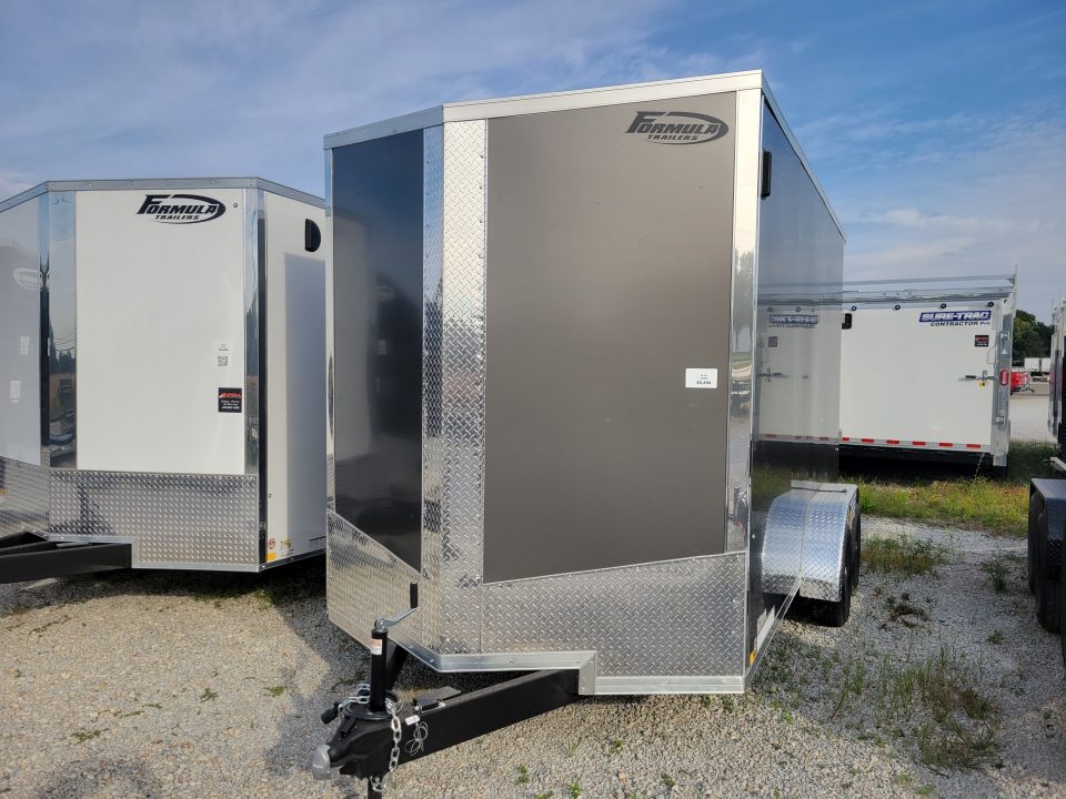 New 2026 Formula Trailers 7x14 Conquest SE V-Nose Cargo / Enclosed Trailer