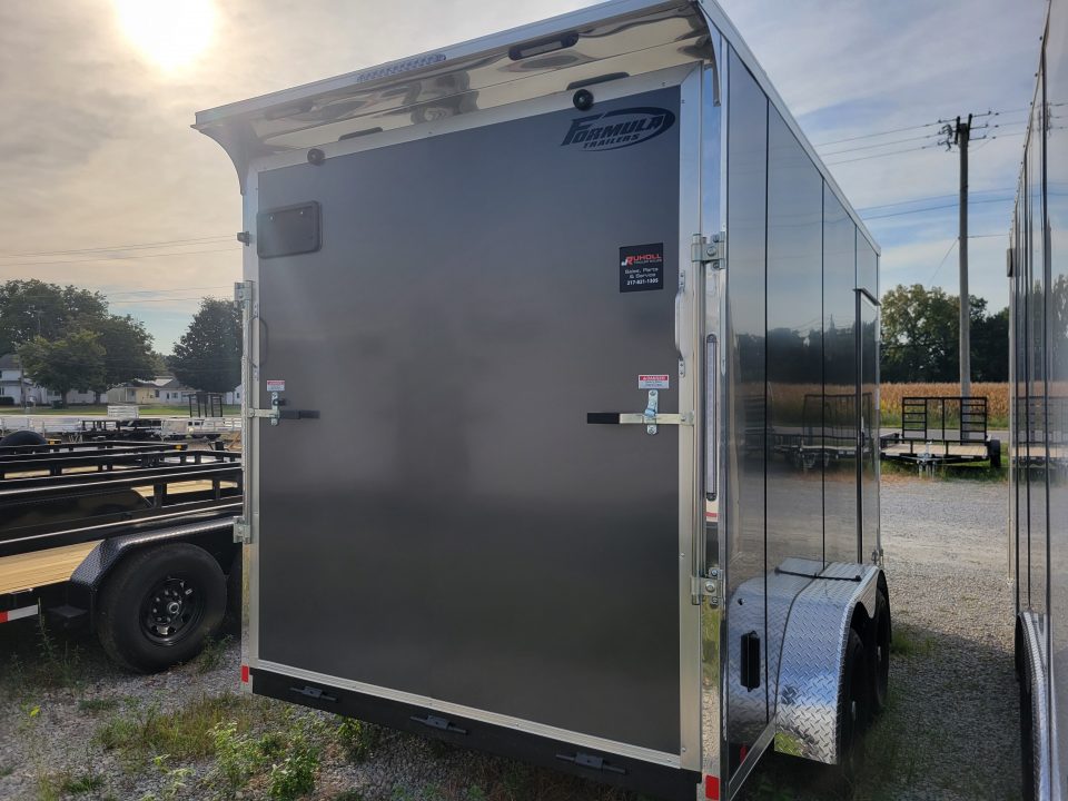 New 2026 Formula Trailers 7x14 Conquest SE V-Nose Cargo / Enclosed Trailer