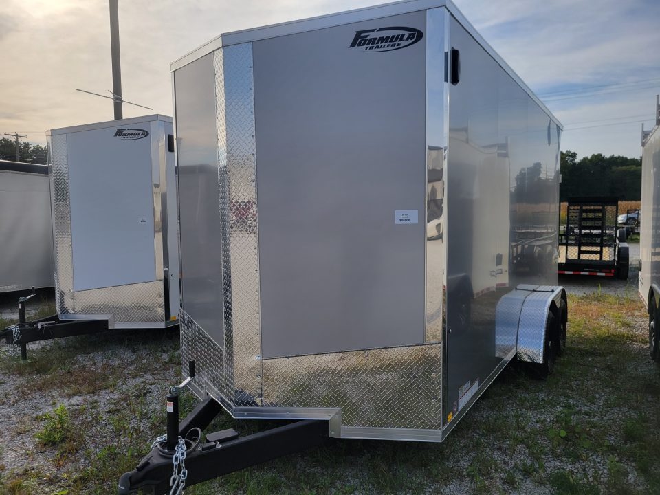New 2026 Formula Trailers 7x16 Conquest SE V-Nose Cargo / Enclosed Trailer