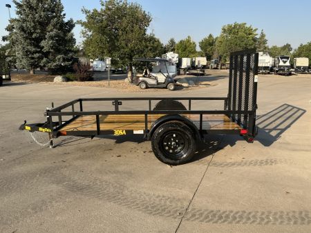 New 2027 Big Tex 30SA-5x10R1A-4PBK Utility Trailer