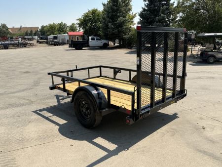 New 2027 Big Tex 30SA-5x8R1A-4PBK Utility Trailer