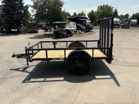 New 2027 Big Tex 30SA-5x8R1A-4PBK Utility Trailer