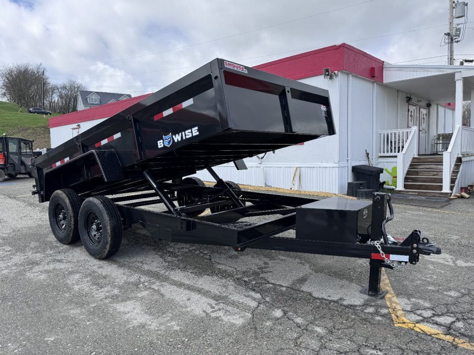 New 2027 BWise 6'9" x 14 HD Lo Pro Equipment Dump w/ Combo Gate