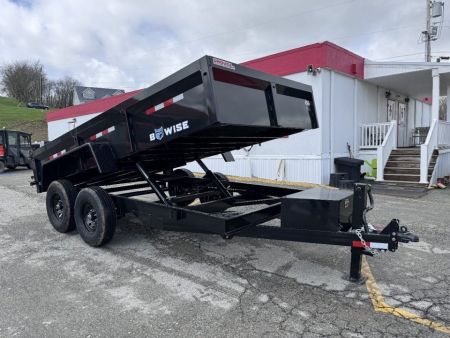 New 2027 BWise 6'9" x 14 HD Lo Pro Equipment Dump w/ Combo Gate