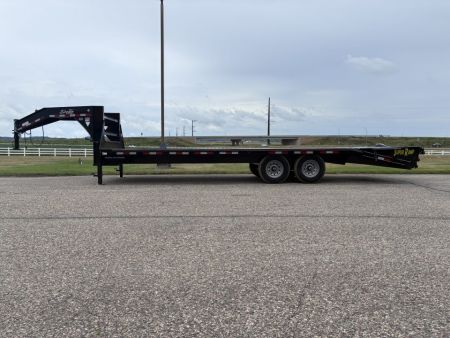 New 2026 Delta Trailers 25'x 8'6  27GN Flatbed Trailer