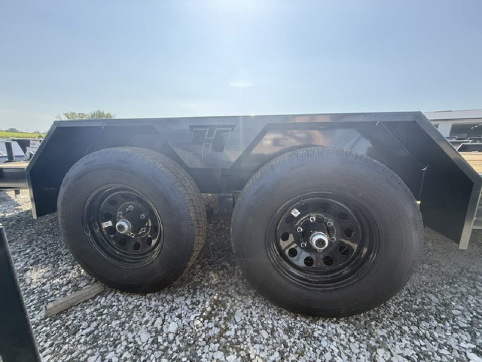 New 2027 Hillcrest Black-Grey 82"x18'+2' 10k Car Hauler Trailer